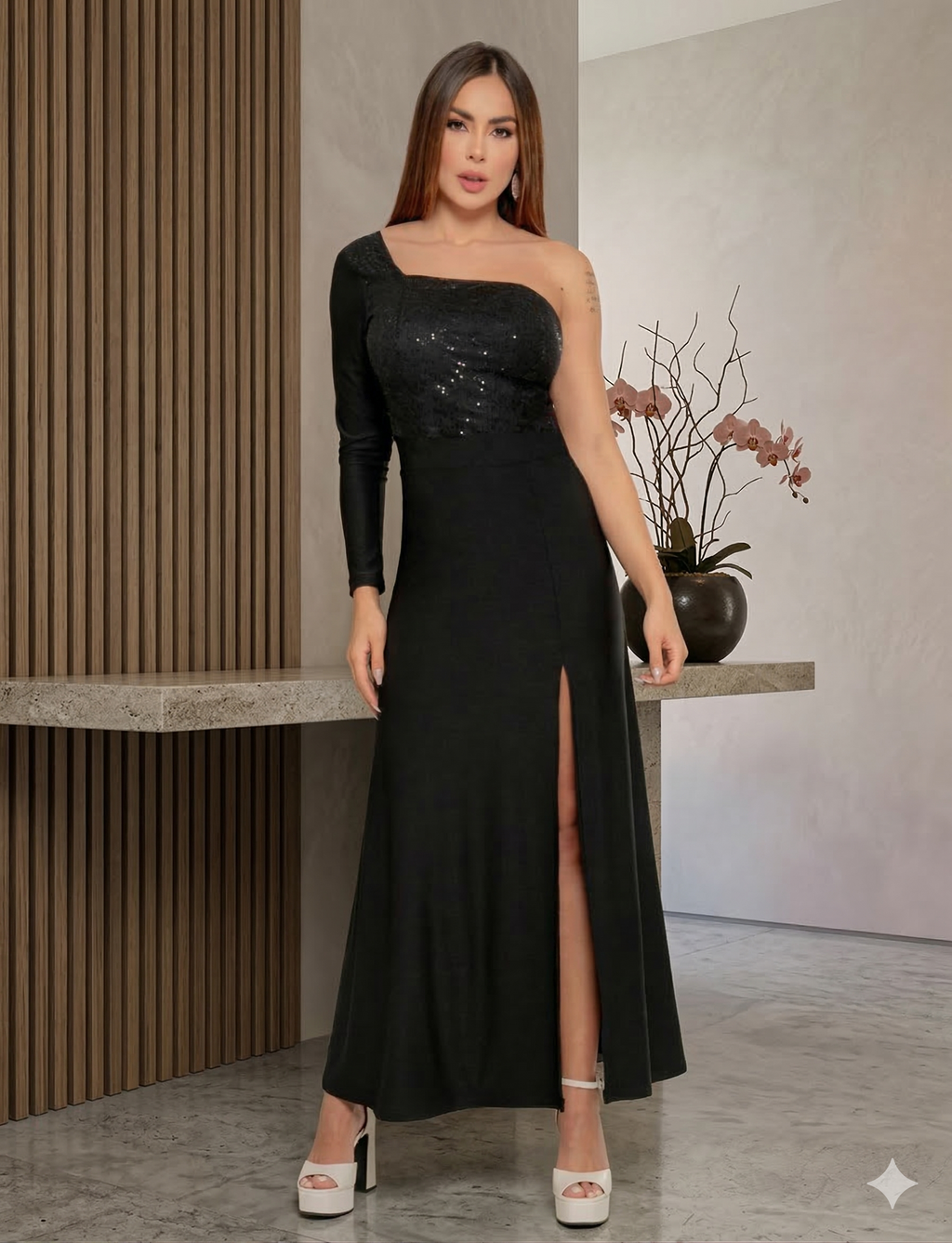 vestido largo 2209