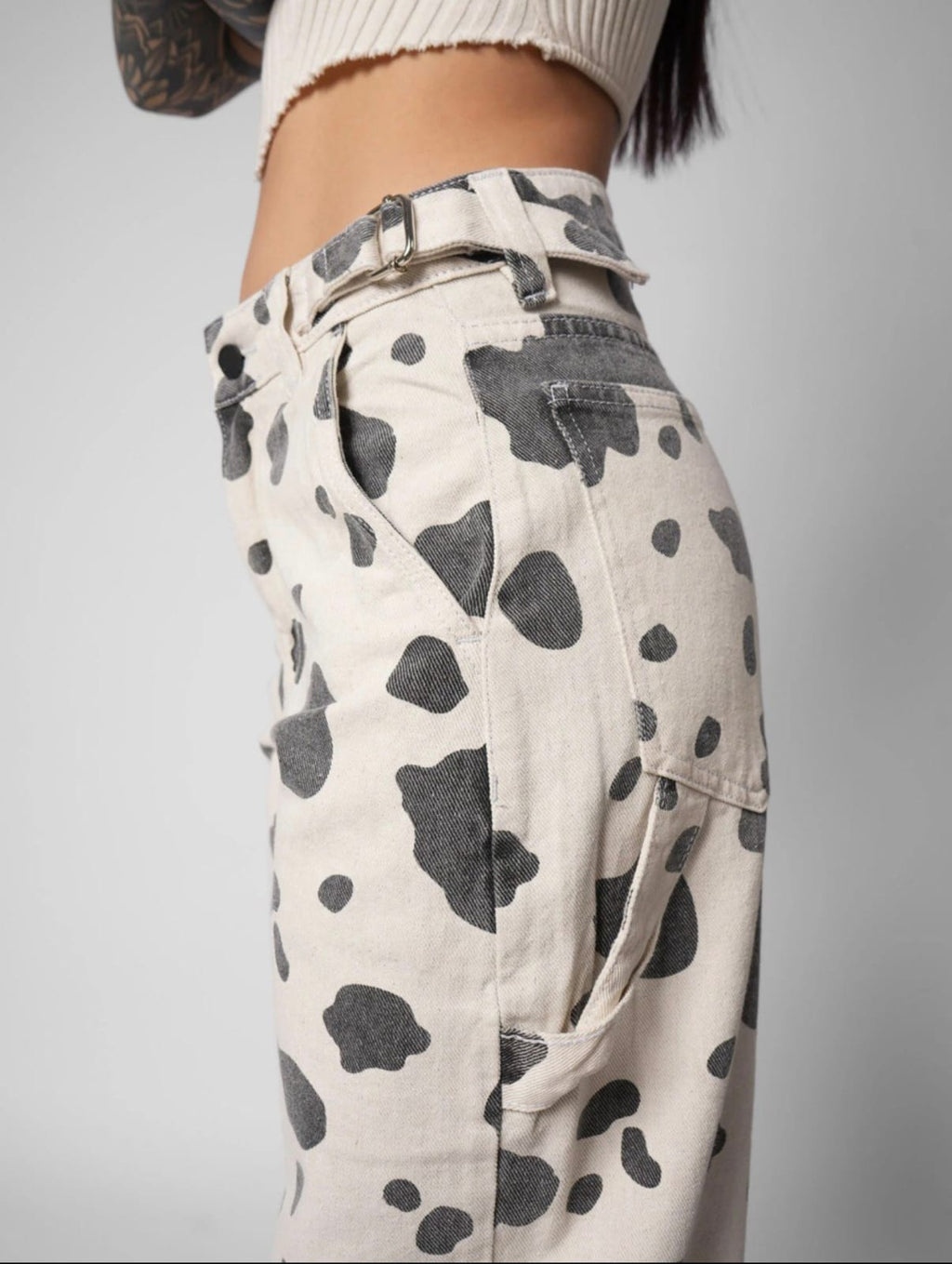 jean baggy cow
