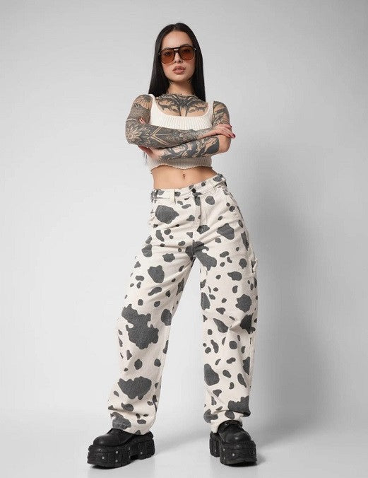 jean baggy cow
