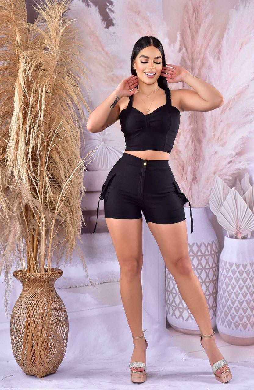 short y blusa M087