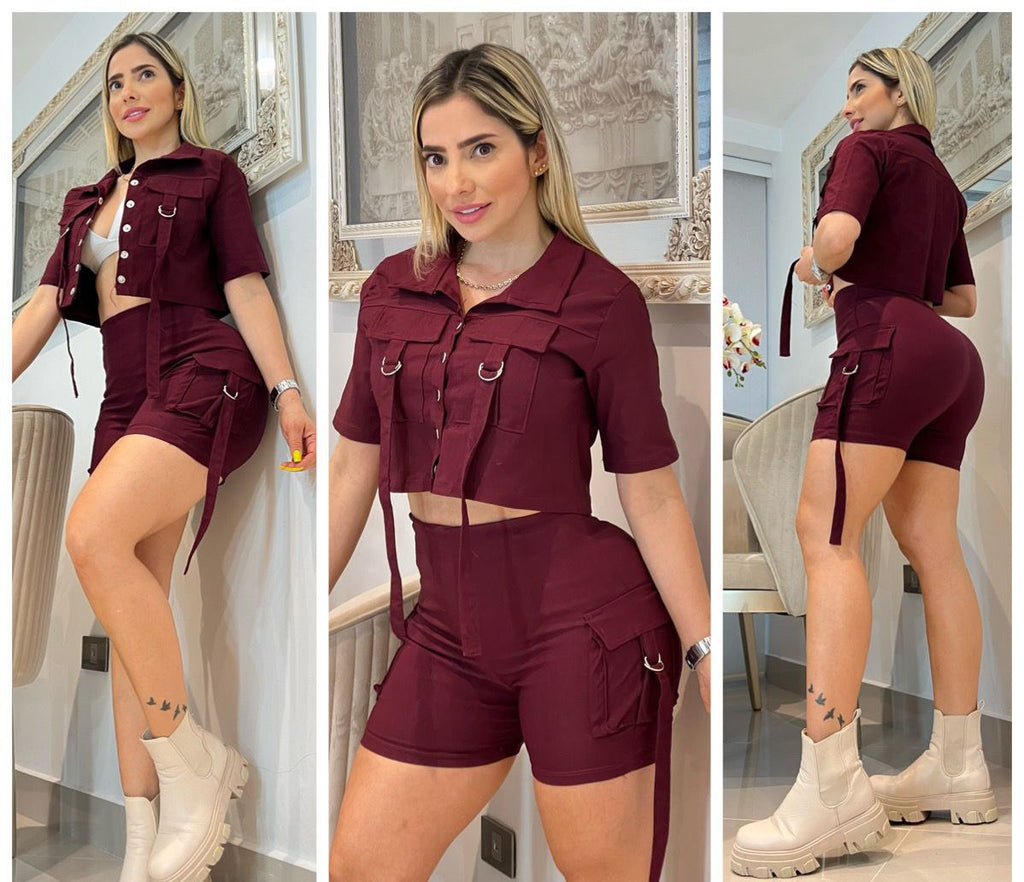 Short Cargo Y Blusa Cargo