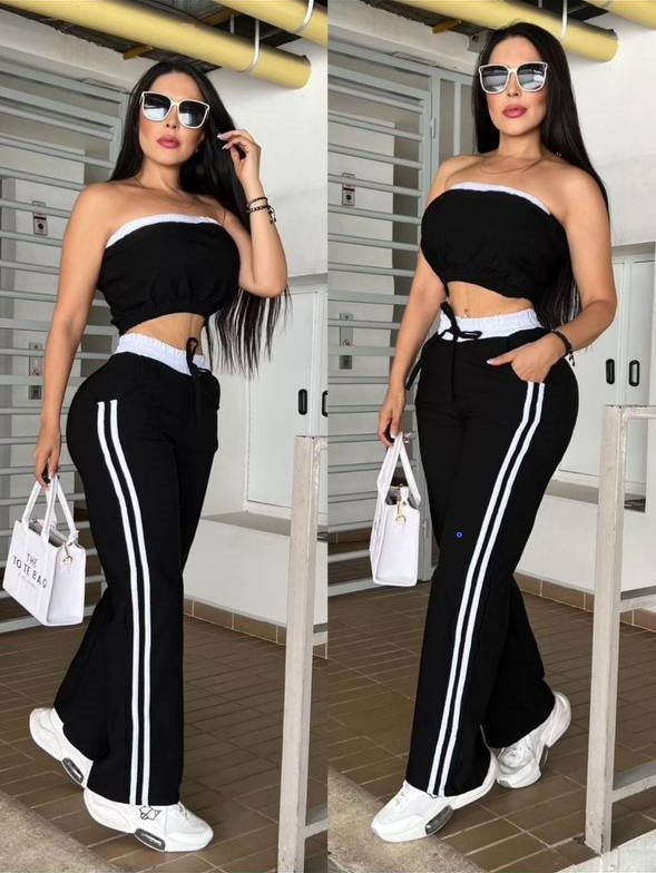 Conjunto 2 Prendas Top + Pantalón