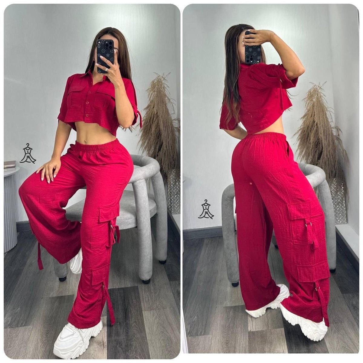 Conjunto Seda Crepé