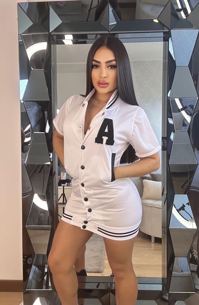 vestido beisbolero