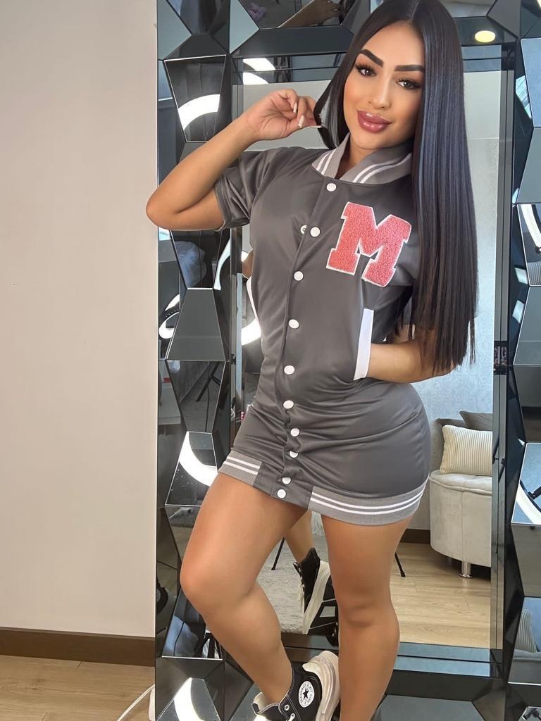 vestido beisbolero