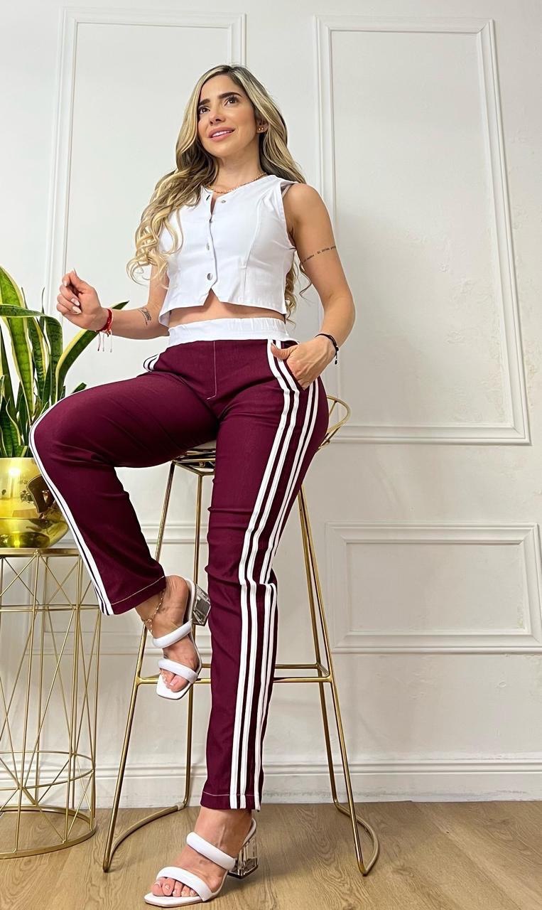 conjunto chaleco y pantalon