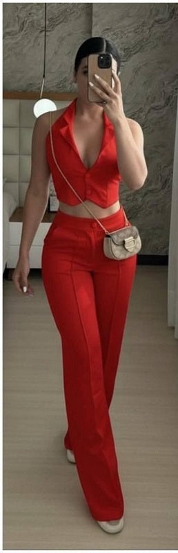 Conjunto Chaleco Y Pantalón Formal
